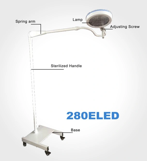 280mm Diameter Vertical LED Surgical Light Examination Light